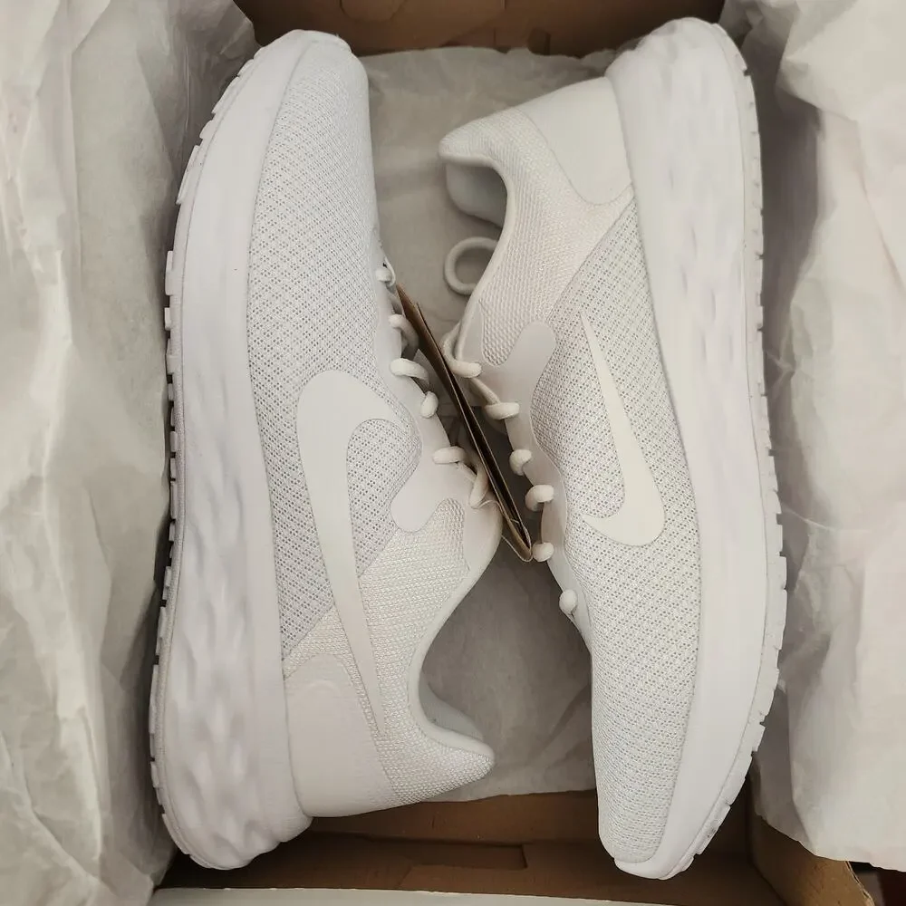 Nike Men's revolution 6 NN Sneakers, White, 9.5 - Picture 9 of 10